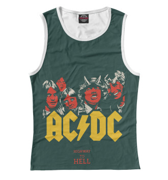Женская Майка AC/DC Highway to Hell
