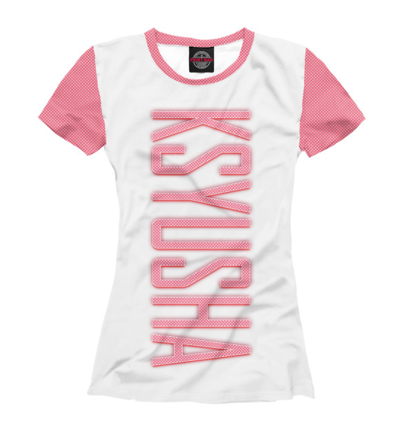 Женская Футболка Ksyusha-pink