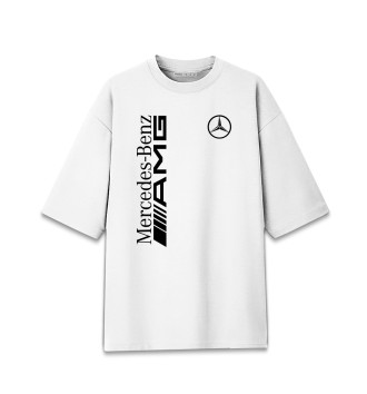 Хлопковая футболка оверсайз Mersedes-Benz AMG