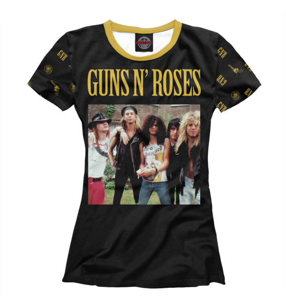 Футболка Guns N'Roses для девочек 