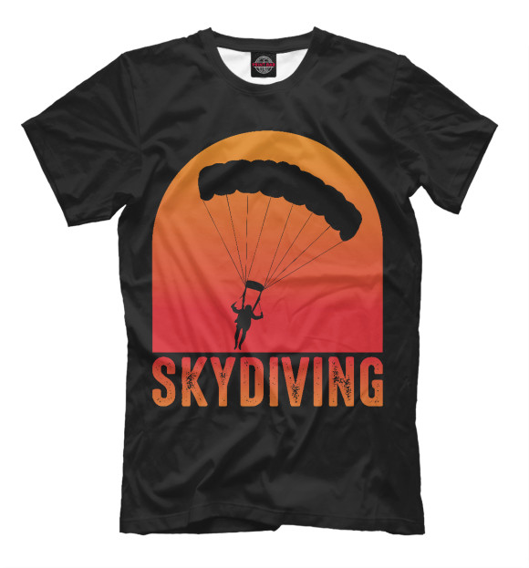 Футболка Skydiving - Скайдайвинг для мальчиков 