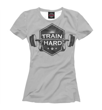 Футболка для девочек Train hard