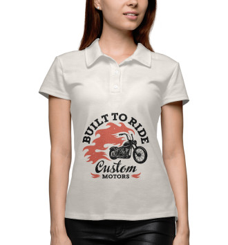 Женское Поло Мотоцикл