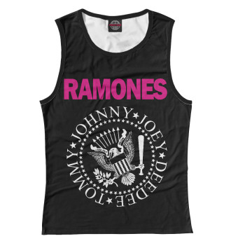 Женская Майка Ramones pink