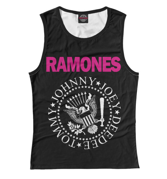 Майка Ramones pink для девочек 