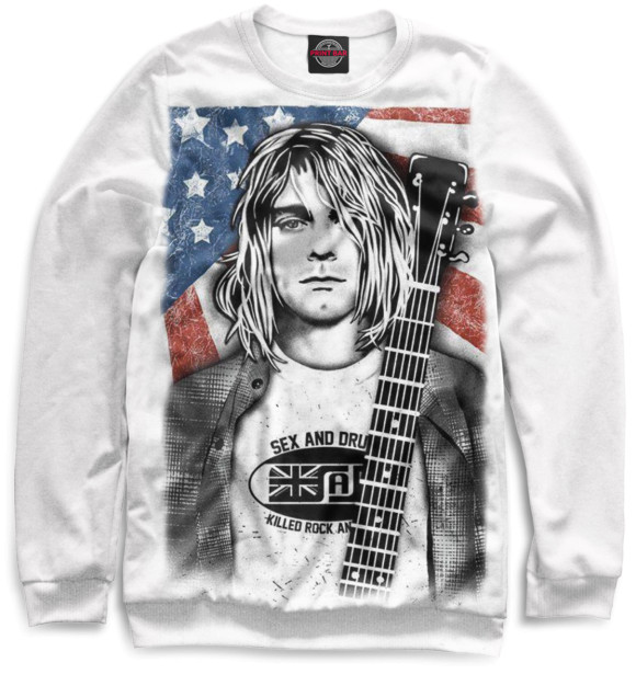 Свитшот Kurt Cobain для мальчиков 