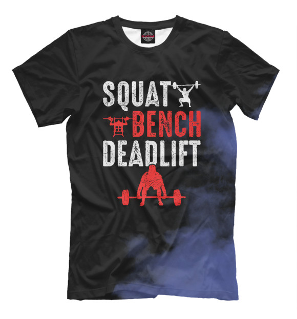Футболка Squat Bench Deadlift Gym для мальчиков 