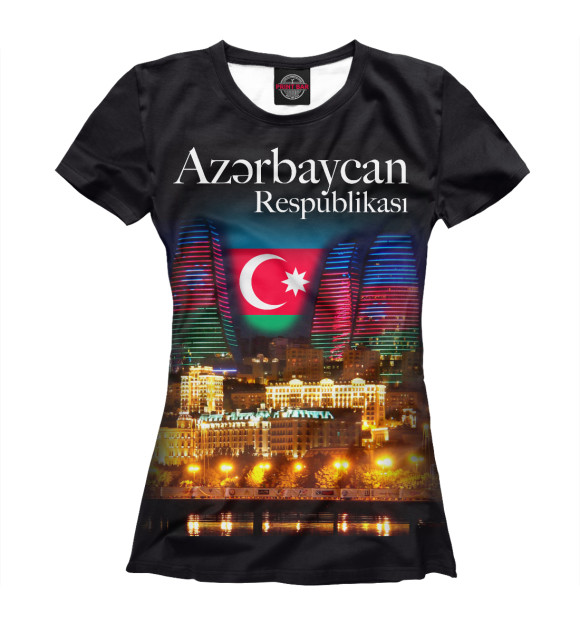 Футболка Азербайджанская Республика для девочек 