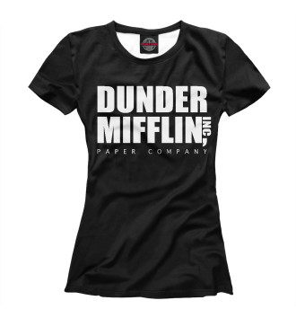 Футболка для девочек Dunder Mifflin