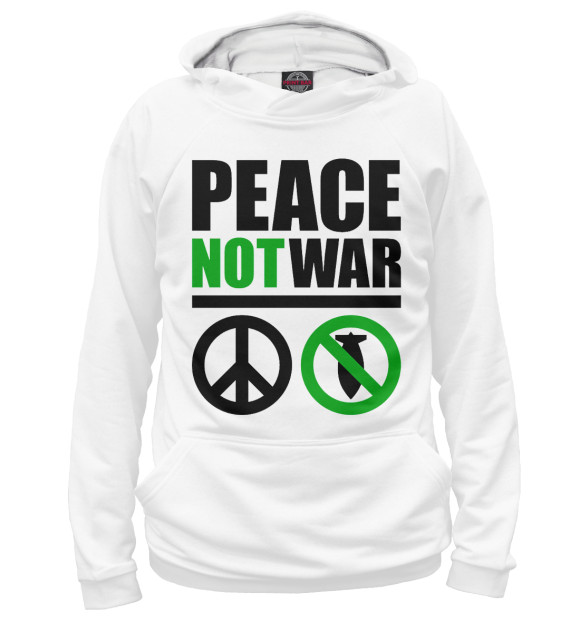 Женское Худи Peace Not War