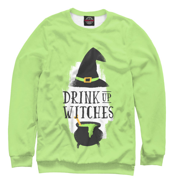 Свитшот Drink Up Witches для девочек 