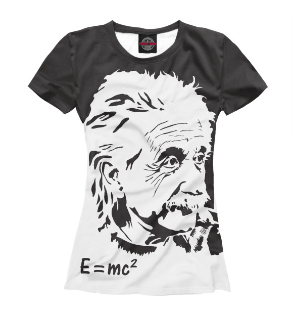 Футболка Альберт Эйнштейн / Albert Einstein для девочек 
