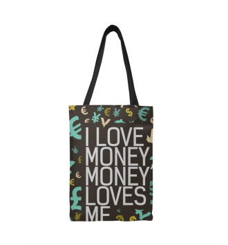 Сумка-шоппер I love money