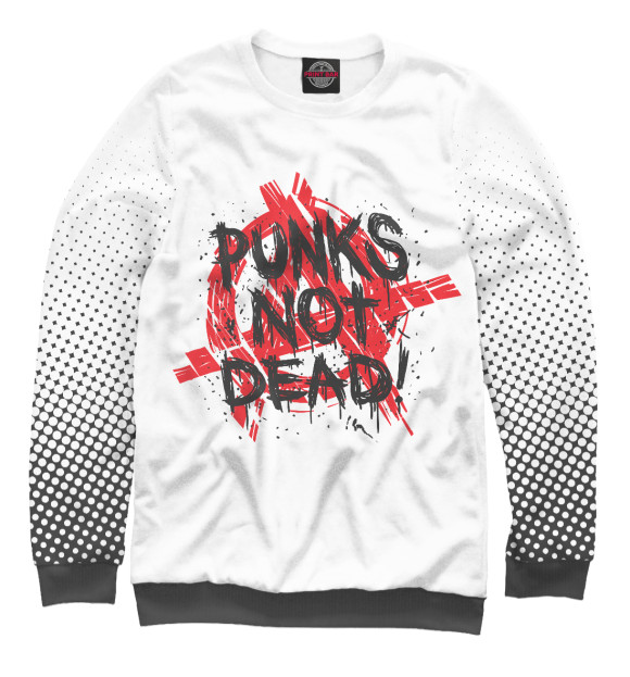 Свитшот Punks not Dead для девочек 