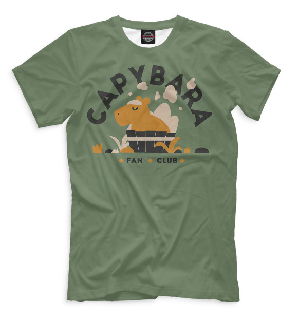 Футболка Capybara fan club для мальчиков 