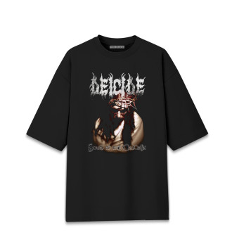 Хлопковая футболка оверсайз Deicide