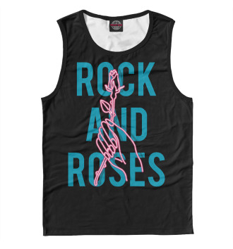 Майка для мальчиков Rock and roses