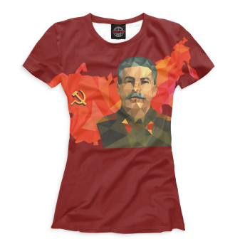 Футболка для девочек Сталин