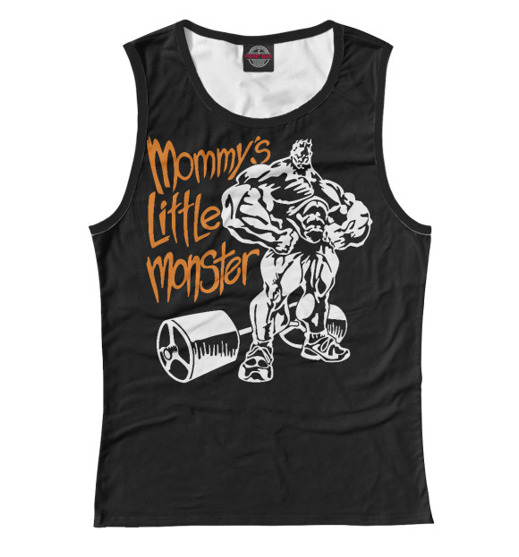 Майка Little monster для девочек 