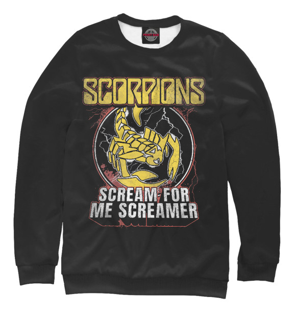 Свитшот Scorpions для мальчиков 