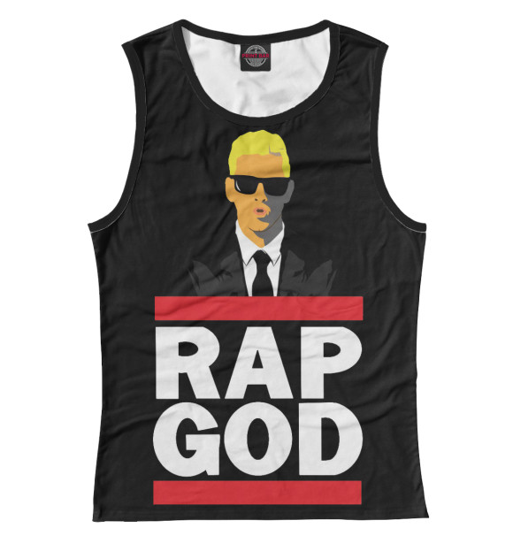 Майка Eminem Rap God для девочек 
