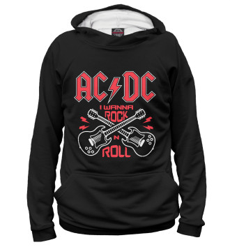 Худи для девочек AC DC