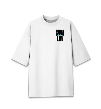 Мужская Хлопковая футболка оверсайз Репер - SODA LUV