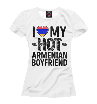 Футболка для девочек Люблю моего горячего армянина