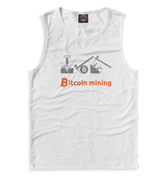 Мужская Майка Bitcoin Mining