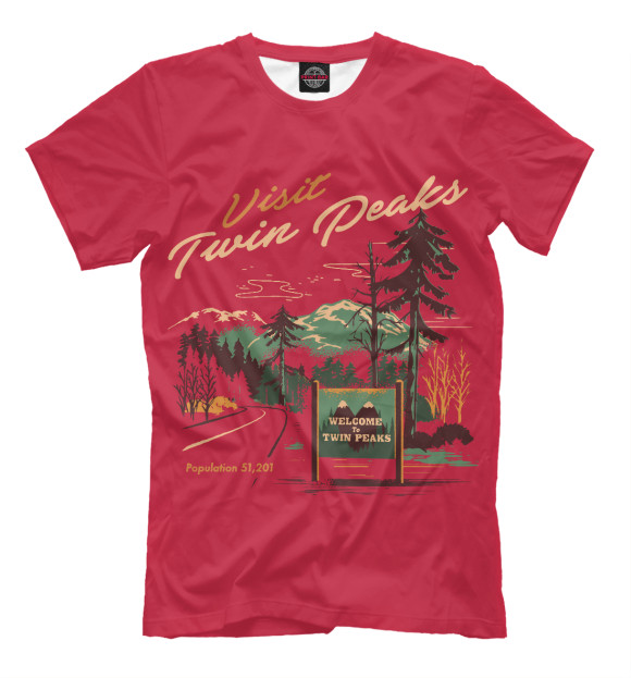 Футболка Visit Twin Peaks для мальчиков 