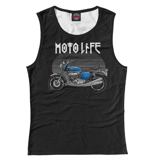 Майка Moto life для девочек 