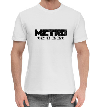 Хлопковая футболка Metro