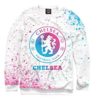 Свитшот для девочек Chelsea Neon Gradient (цветные брызги)