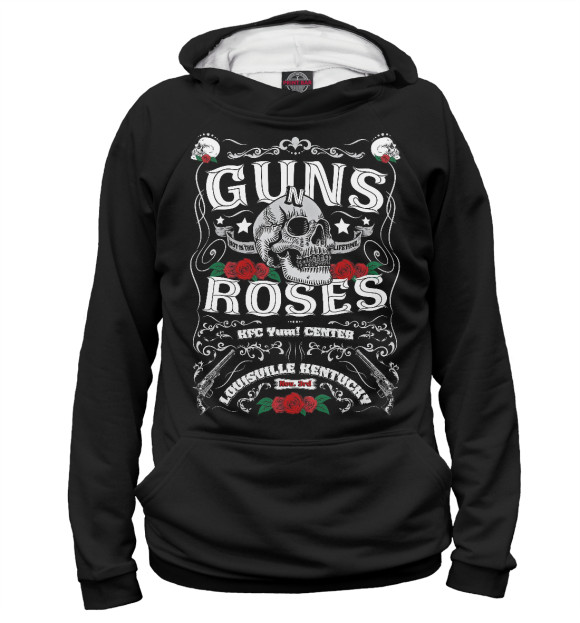 Худи Guns N` Roses для девочек 