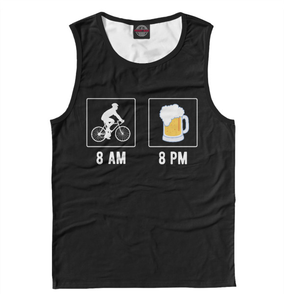 Майка Утром - велосипед, вечером - по пиву! для мальчиков 
