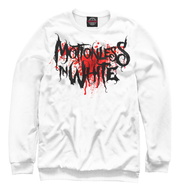 Свитшот Motionless In White Blood Logo для девочек 