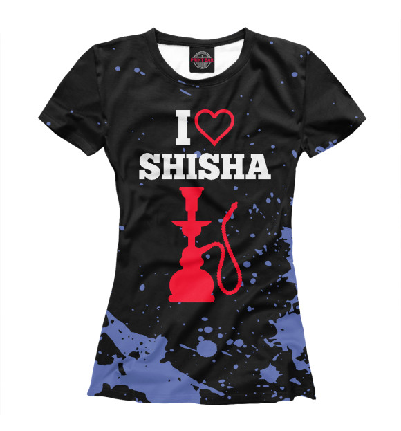 Футболка I Love Shisha для девочек 