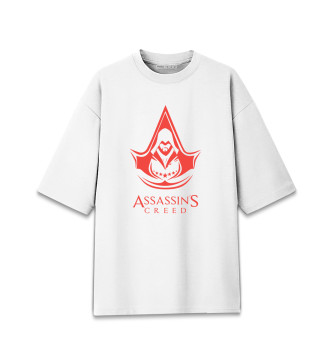Мужская Хлопковая футболка оверсайз Assassin's Creed