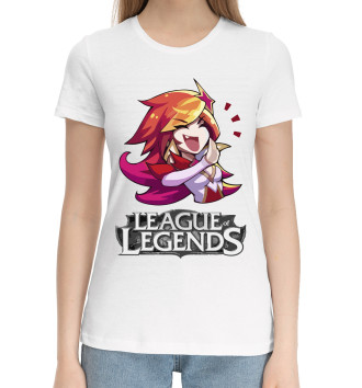 Женская Хлопковая футболка League of Legends