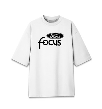 Хлопковая футболка оверсайз Ford Focus