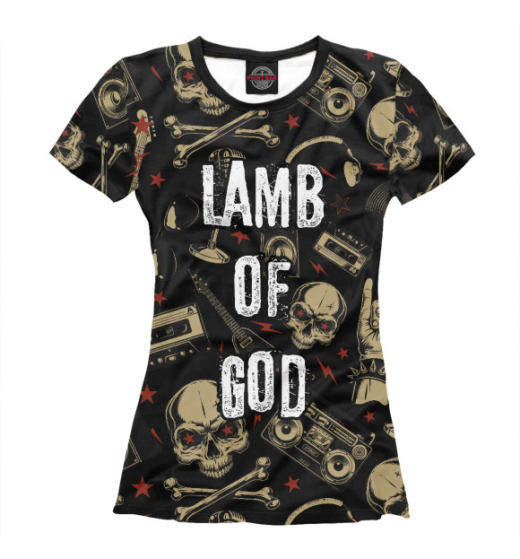 Футболка Lamb of God для девочек 