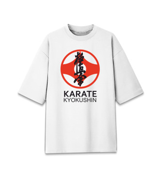Мужская Хлопковая футболка оверсайз Karate Kyokushin