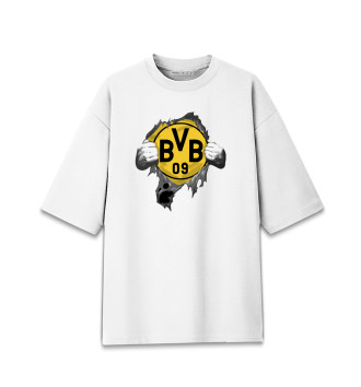 Женская Хлопковая футболка оверсайз Borussia