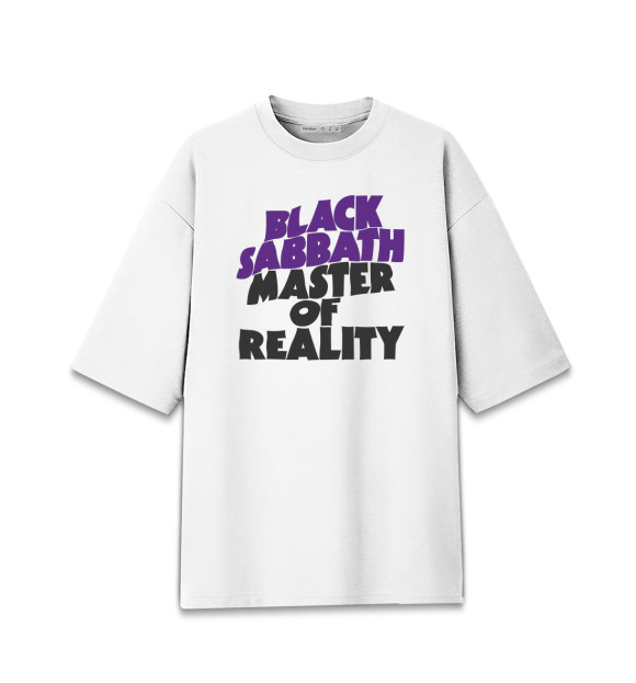 Мужская Хлопковая футболка оверсайз Black Sabbath