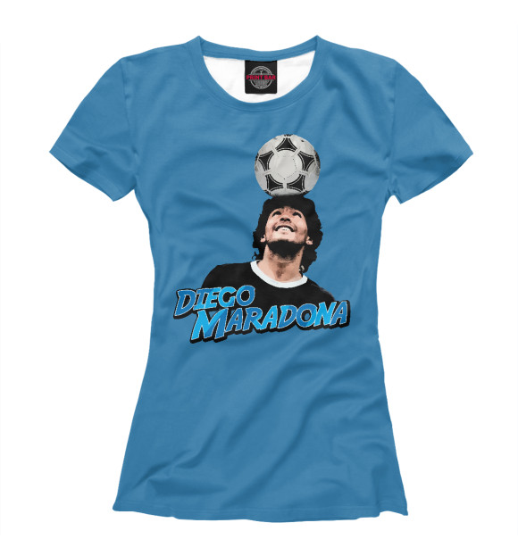 Футболка Diego Maradona для девочек 