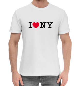 Хлопковая футболка I Love New York