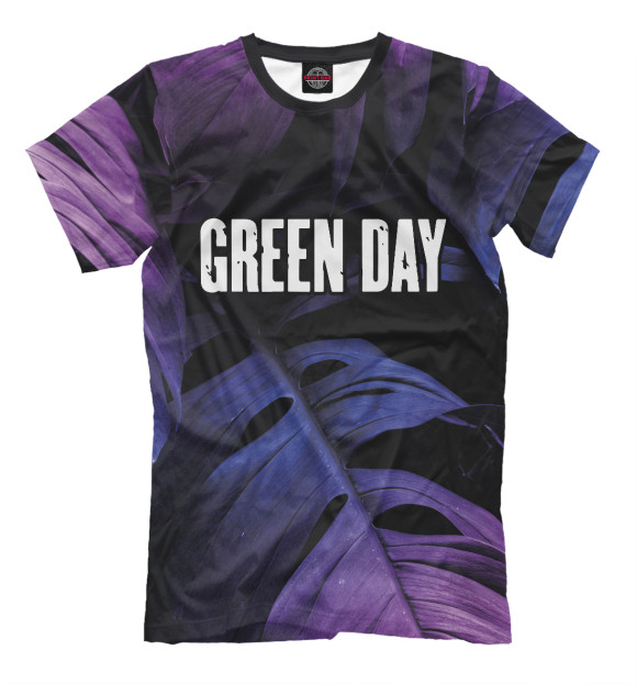 Футболка Green Day Neon Monstera для мальчиков 