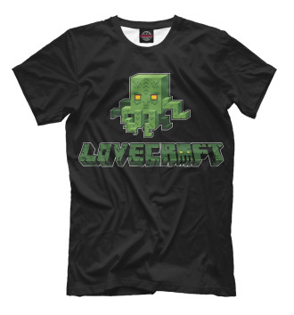 Мужская Футболка Minecraft Lovecraft