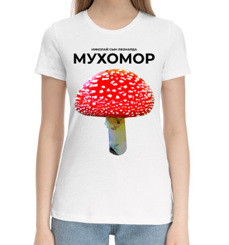 Хлопковая футболка Мухомор
