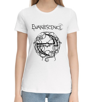 Женская Хлопковая футболка Evanescence